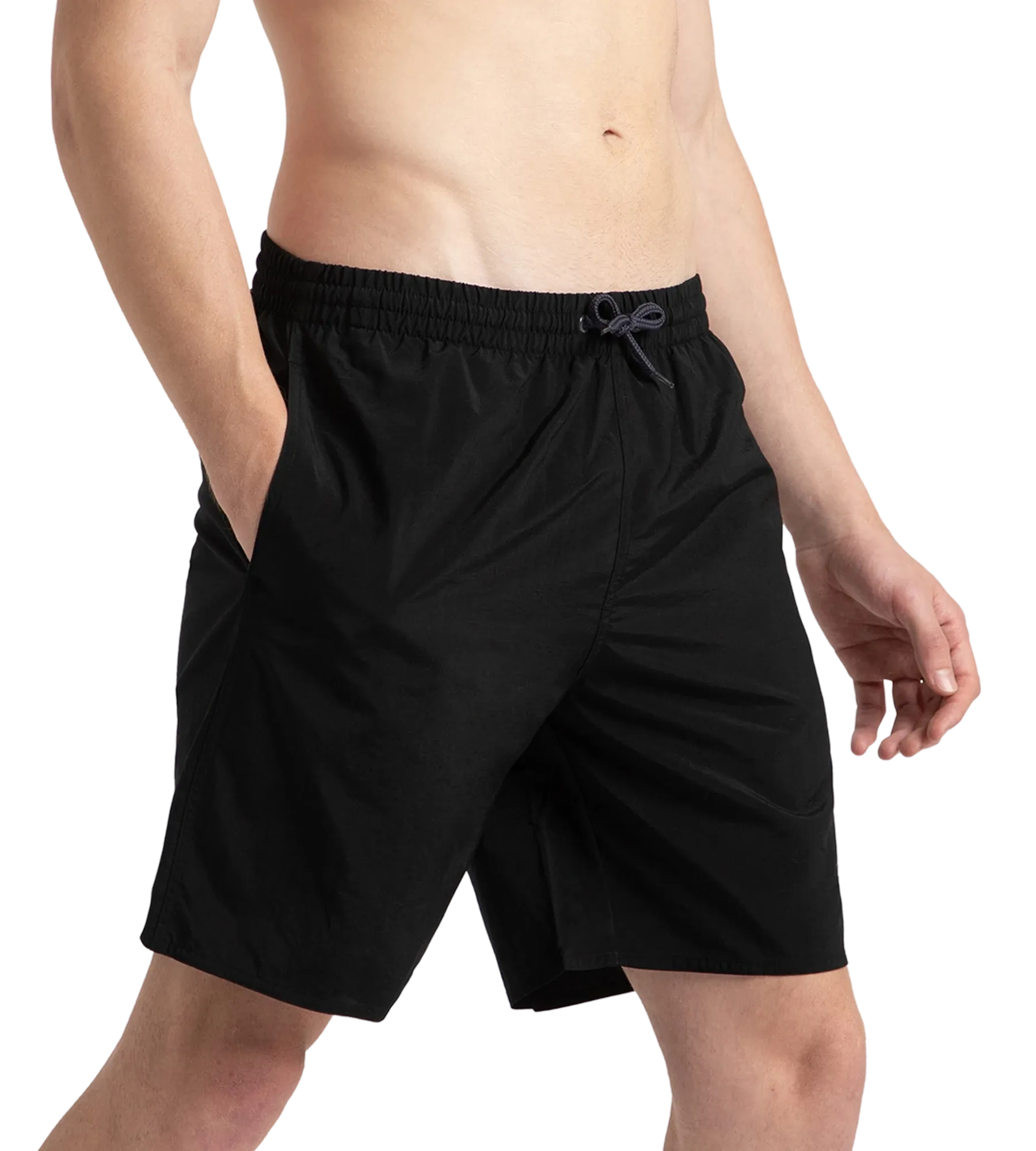 Men's Recycled Nylon Essential Watershorts - Black & Oxid Grey - Image 3