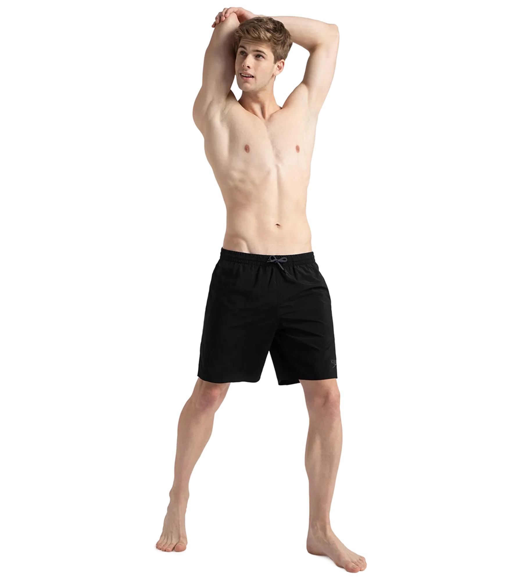 Men's Recycled Nylon Essential Watershorts - Black & Oxid Grey - Image 7