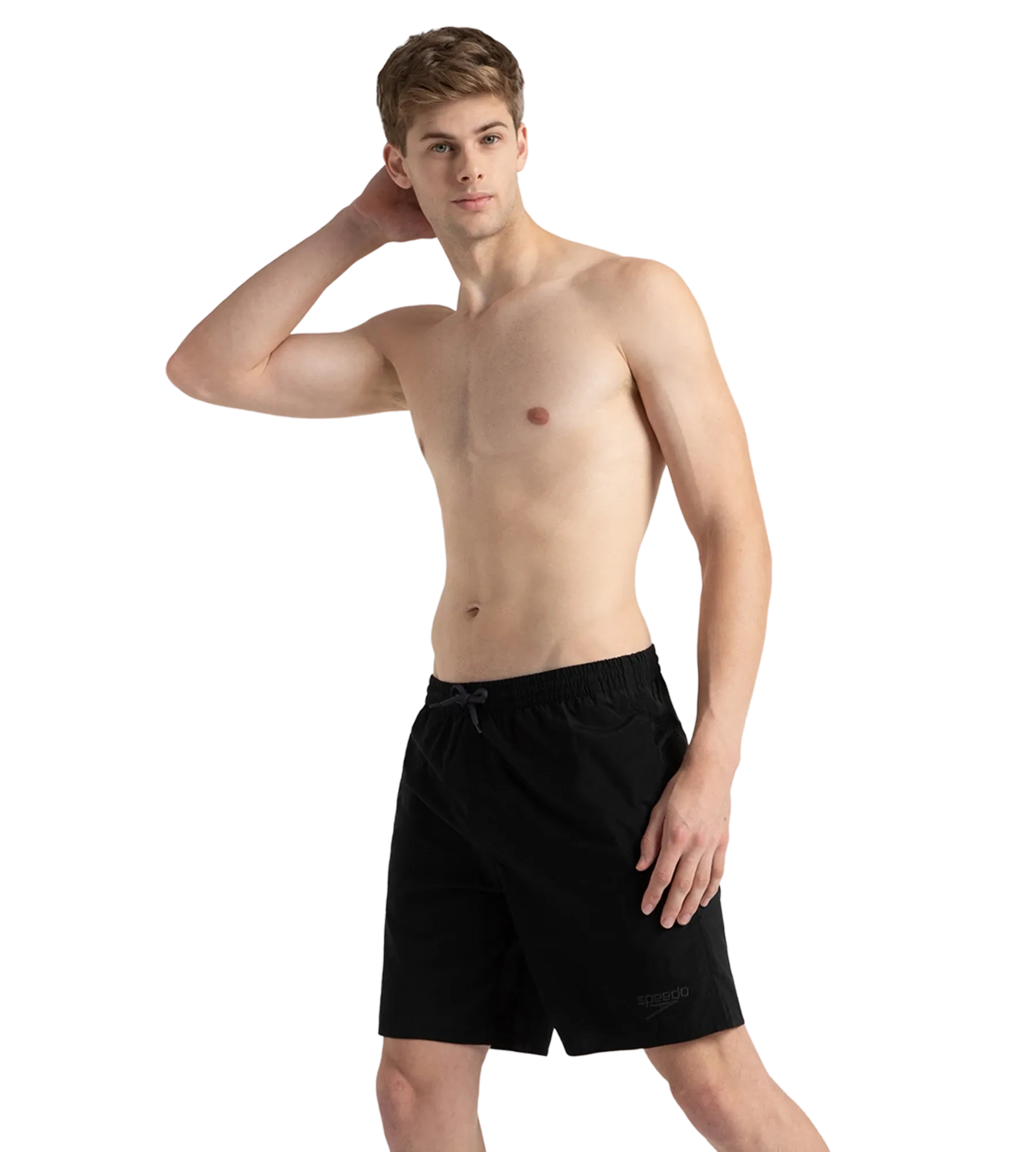 Men's Recycled Nylon Essential Watershorts - Black & Oxid Grey - Image 8