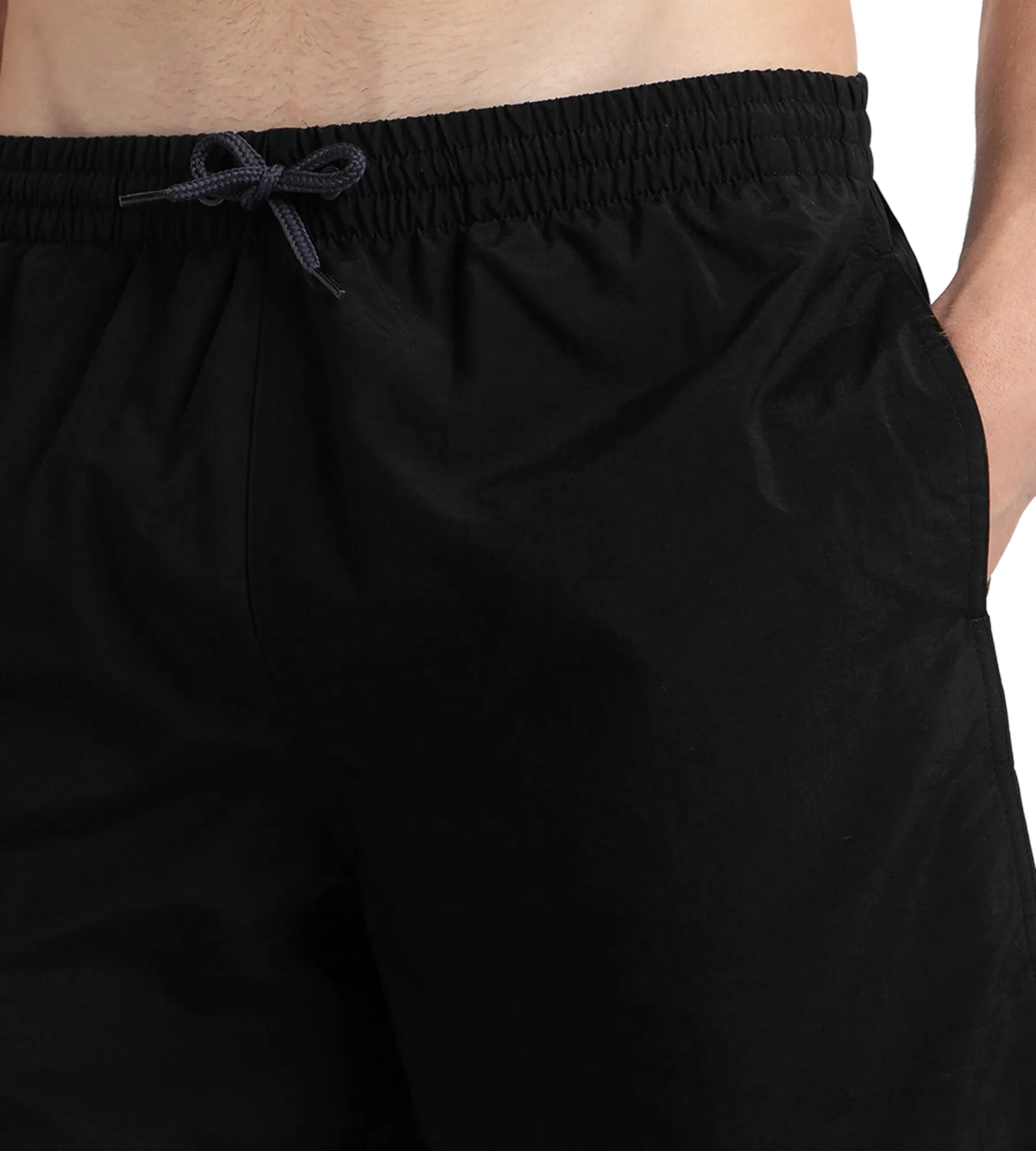 Men's Recycled Nylon Essential Watershorts - Black & Oxid Grey - Image 9