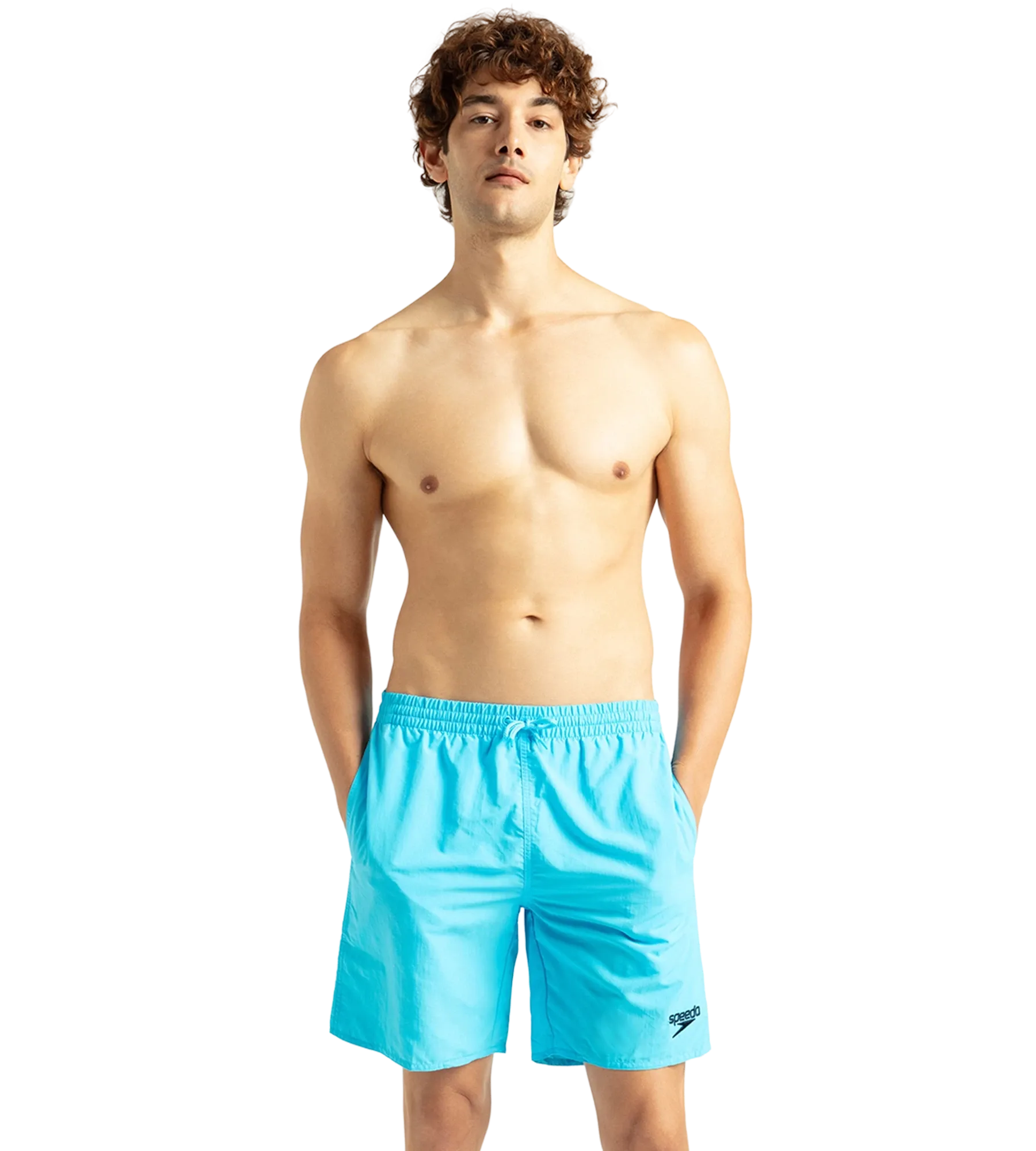 Men's Recycled Nylon Essential Watershorts - Picton Blue & True Navy - Image 8