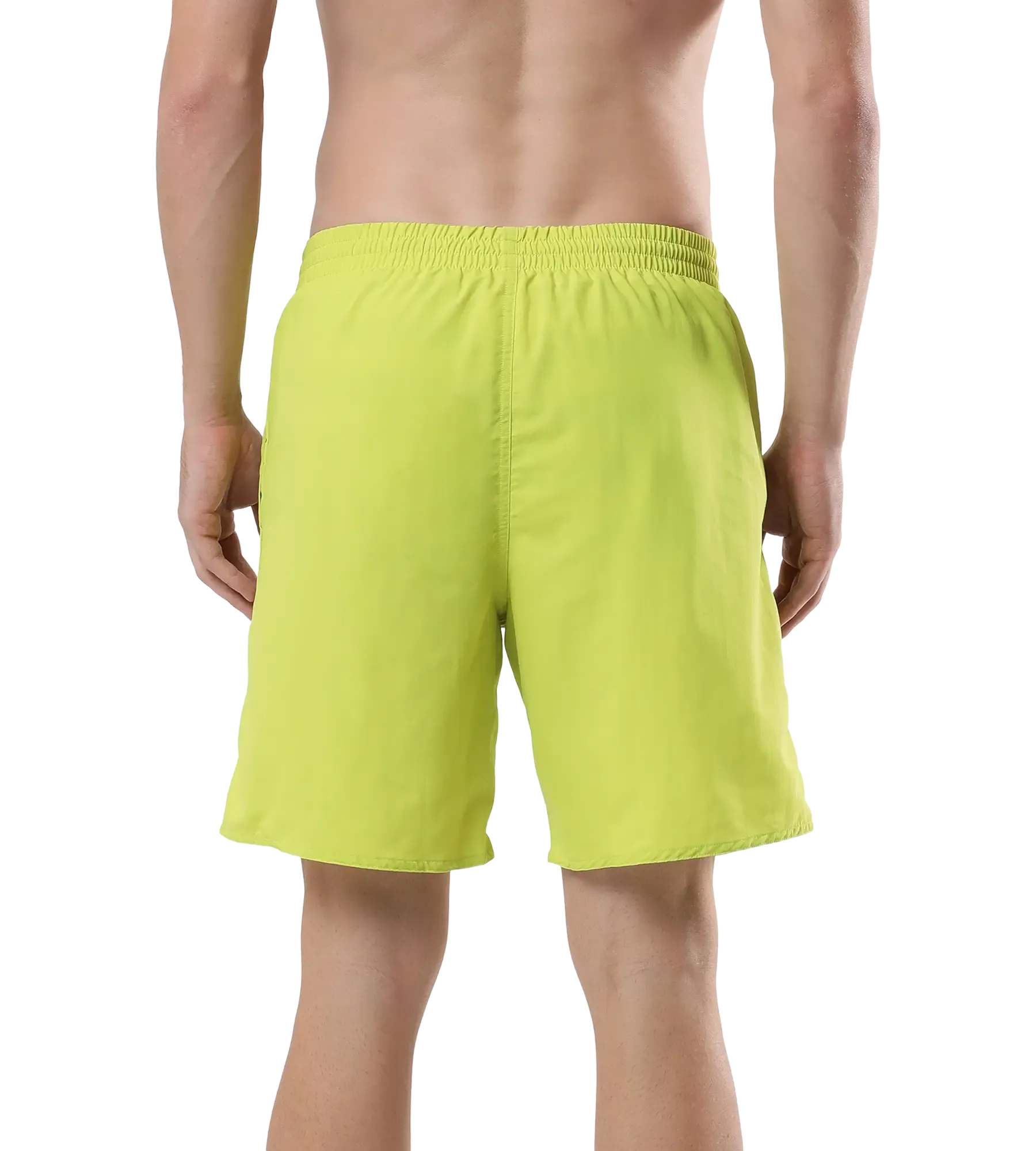 Men's Recycled Nylon Essential Watershorts - Bitterlime & Black - Image 4