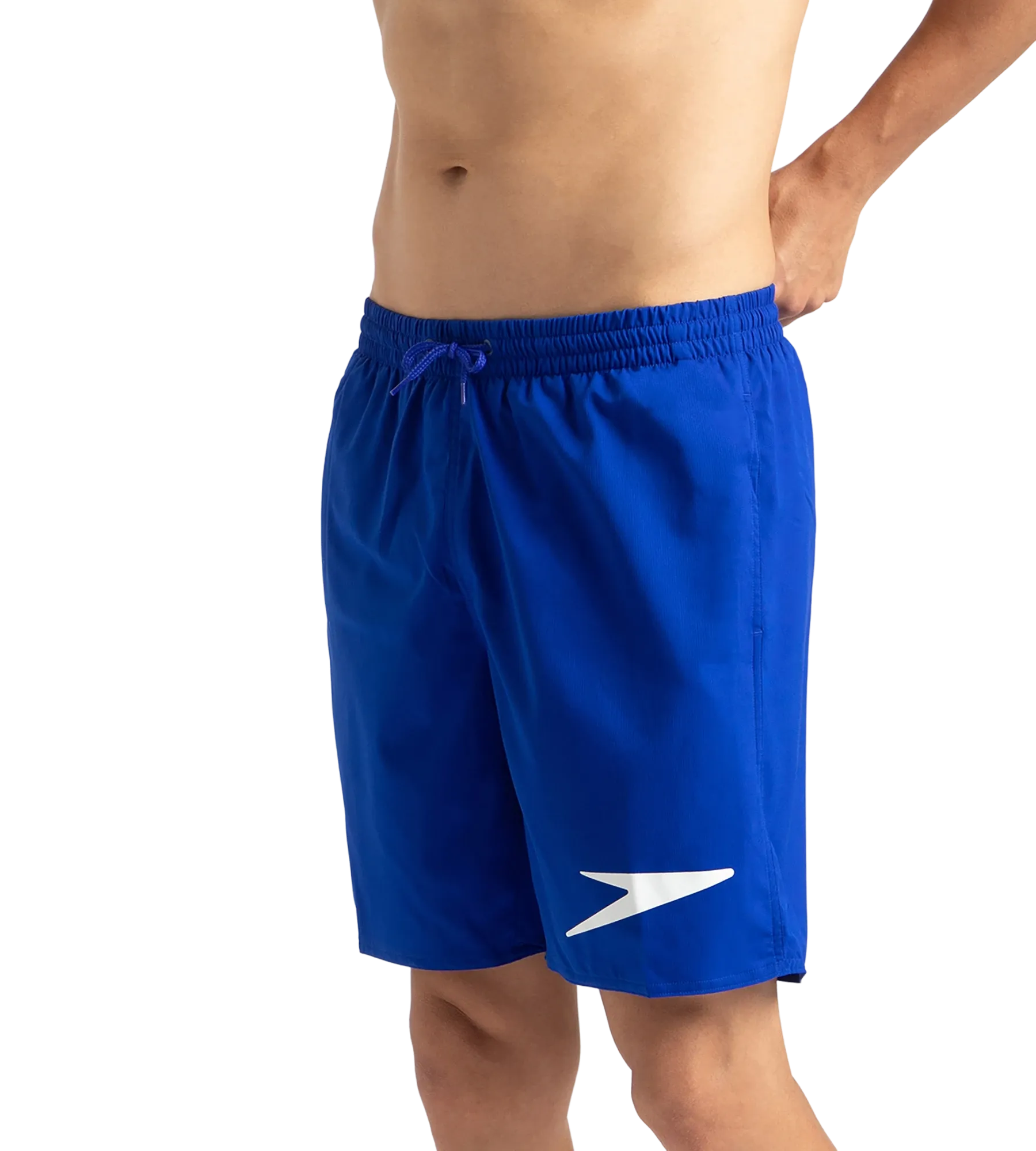 Men's Xpress Lite Essential Placement Printed Watershorts - Chroma Blue & White