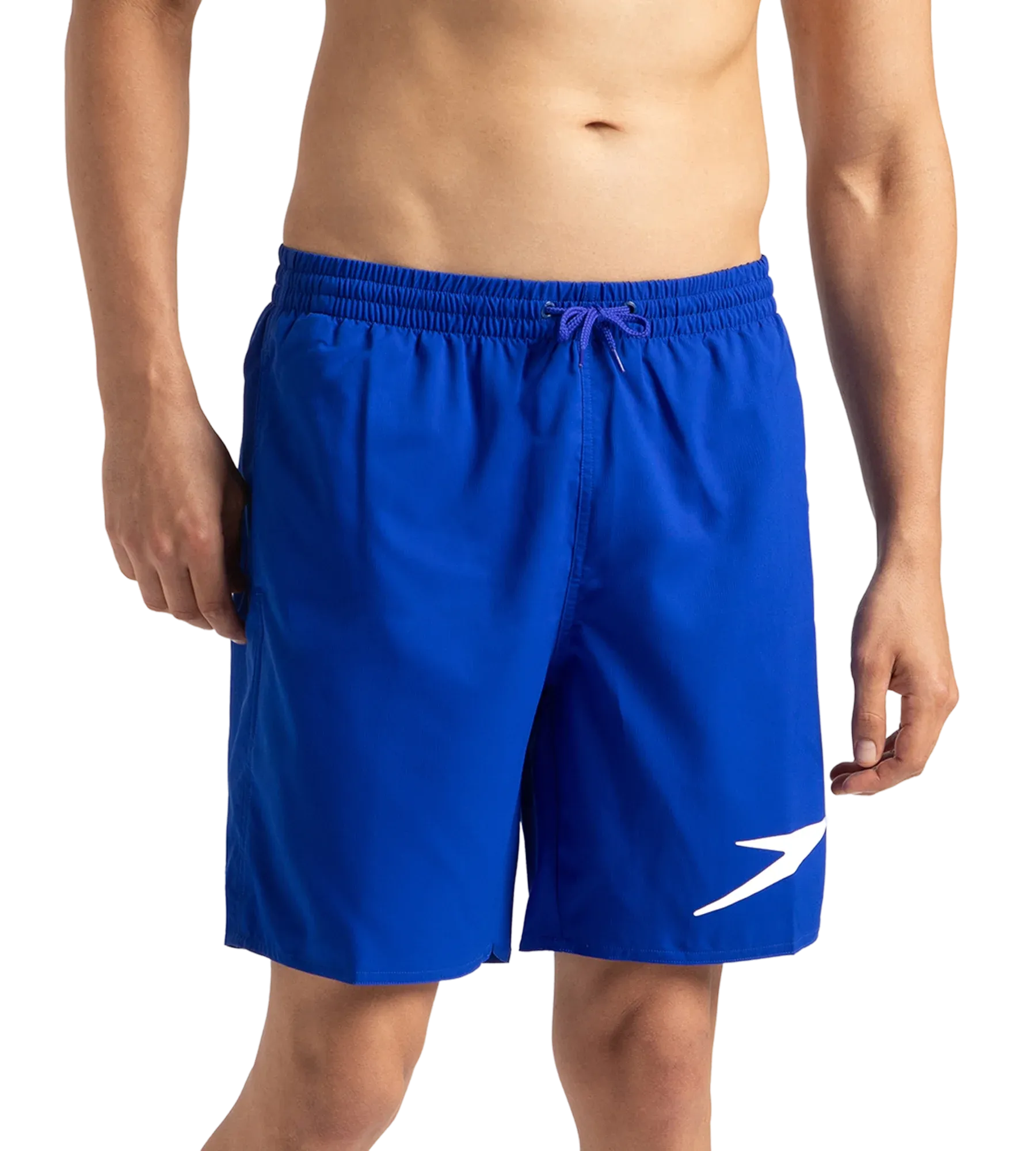Men's Xpress Lite Essential Placement Printed Watershorts - Chroma Blue & White - Image 2