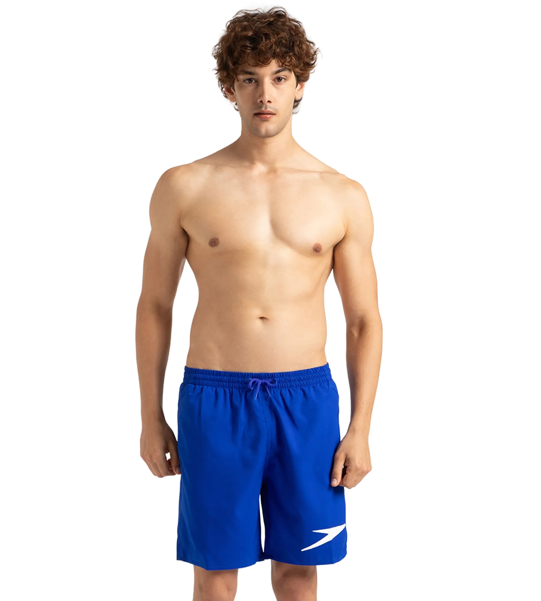 Men's Xpress Lite Essential Placement Printed Watershorts - Chroma Blue & White - Image 6