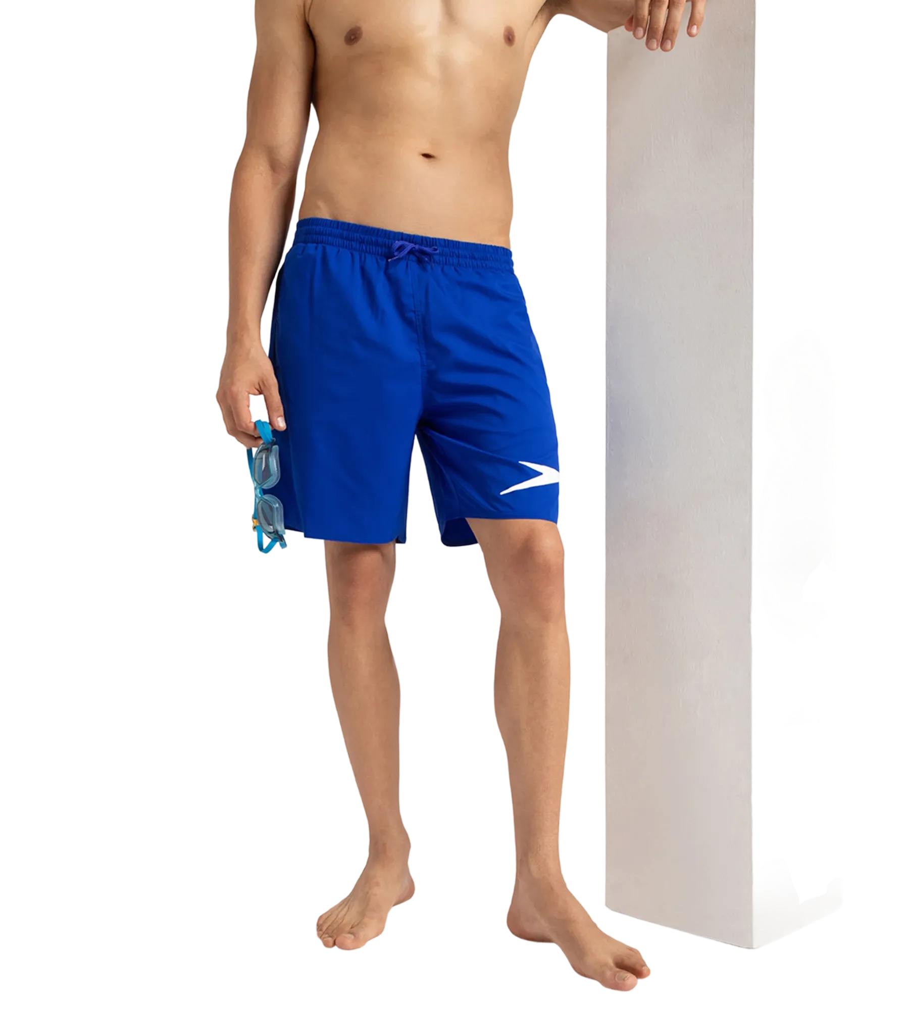 Men's Xpress Lite Essential Placement Printed Watershorts - Chroma Blue & White - Image 8