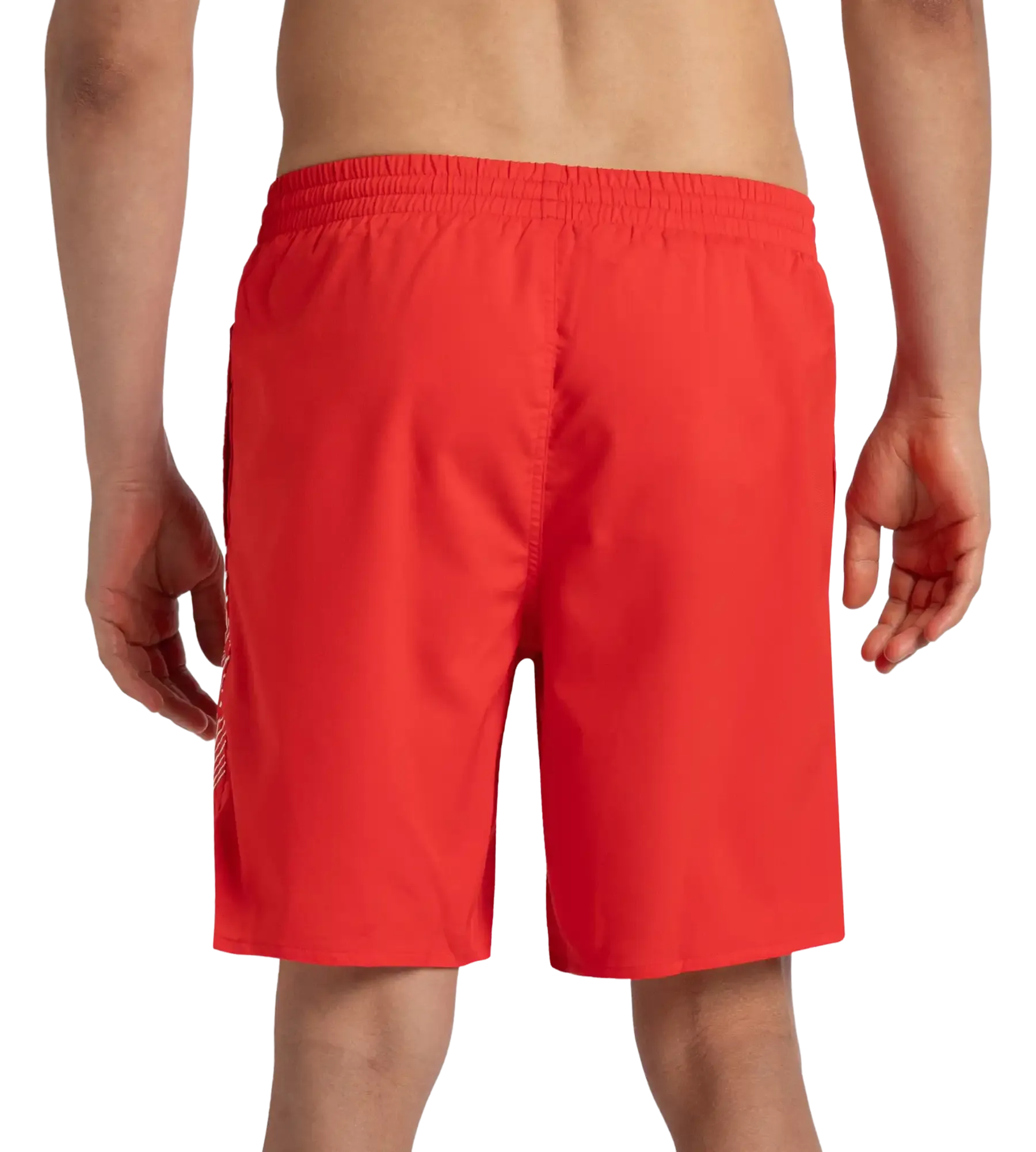 Men's Xpress Lite Essential Medley Logo Printed Watershorts - Watermelon & White - Image 5