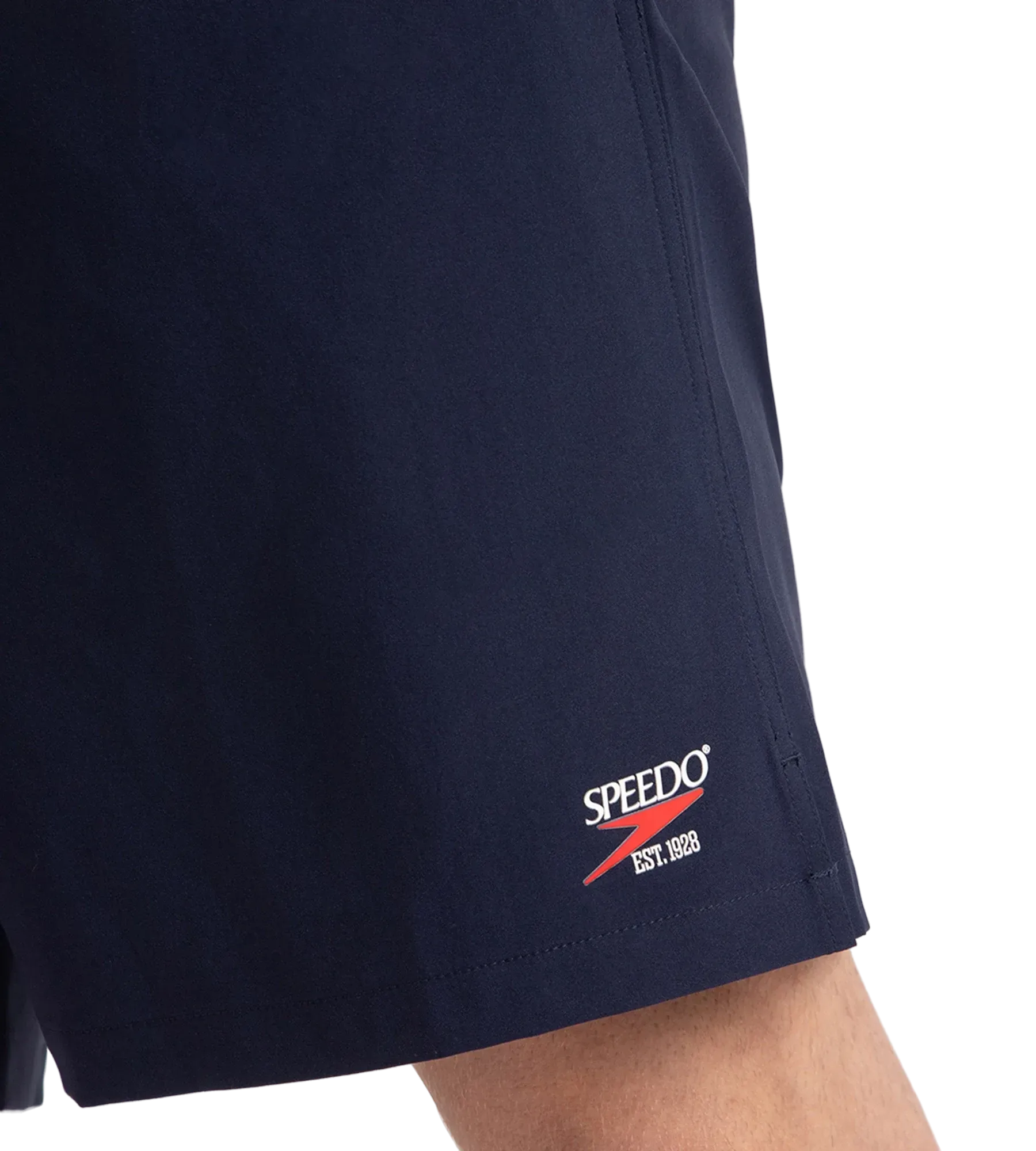 Men's 4 Way Comfort Stretch Volley Watershorts With Side Pockets - Peacoat & White - Image 10